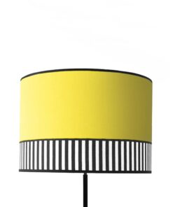 Abat-jour tissu Collection Lampion jaune citron