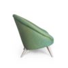 fauteuil kiwi vert clair vue coté