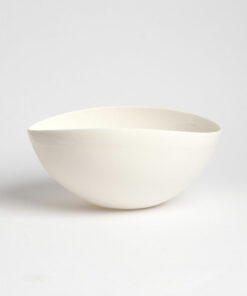 saladier en porcelaine inuit couleur neige