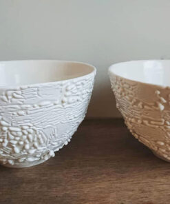 Le bol perlé en porcelaine